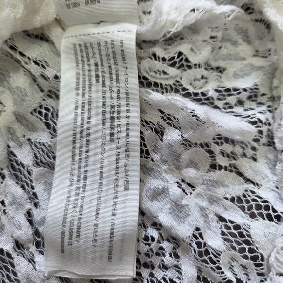 Abercrombie & Fitch woman's lacy top blouse size XS - Picture 6 of 9